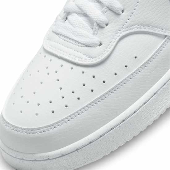 Nike Мъжки Маратонки Court Vision Mens Trainers White/Navy Мъжки маратонки