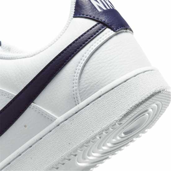 Nike Мъжки Маратонки Court Vision Mens Trainers White/Navy Мъжки маратонки