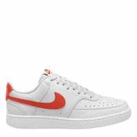 Nike Ниски Мъжки Маратонки Court Vision Low Trainers Mens White/Red Мъжки маратонки