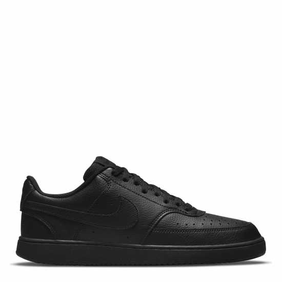 Nike Ниски Мъжки Маратонки Court Vision Low Trainers Mens Трикратно черно Мъжки маратонки