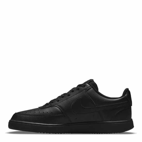 Nike Ниски Мъжки Маратонки Court Vision Low Trainers Mens Трикратно черно Мъжки маратонки
