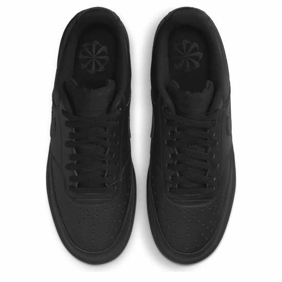 Nike Ниски Мъжки Маратонки Court Vision Low Trainers Mens Трикратно черно Мъжки маратонки