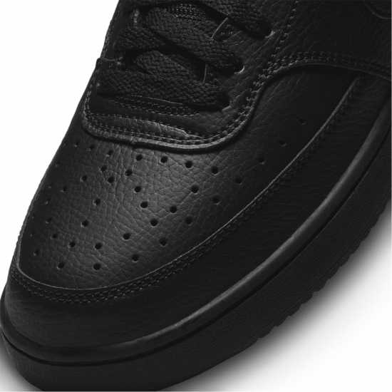 Nike Ниски Мъжки Маратонки Court Vision Low Trainers Mens Трикратно черно Мъжки маратонки