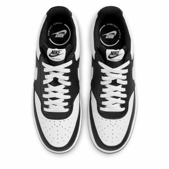 Nike Ниски Мъжки Маратонки Court Vision Low Trainers Mens Панда Мъжки маратонки