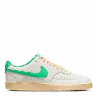 Nike Ниски Мъжки Маратонки Court Vision Low Trainers Mens Sail/Green Мъжки маратонки