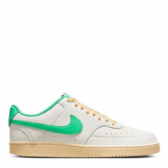 Nike Ниски Мъжки Маратонки Court Vision Low Trainers Mens Sail/Green Мъжки маратонки