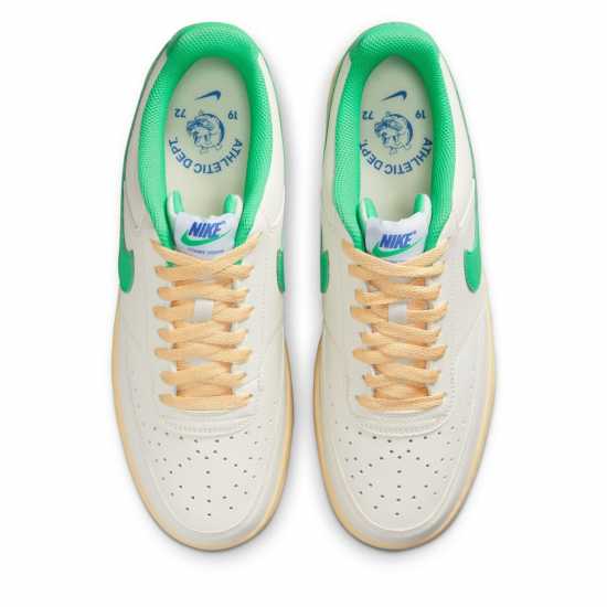 Nike Ниски Мъжки Маратонки Court Vision Low Trainers Mens Sail/Green Мъжки маратонки