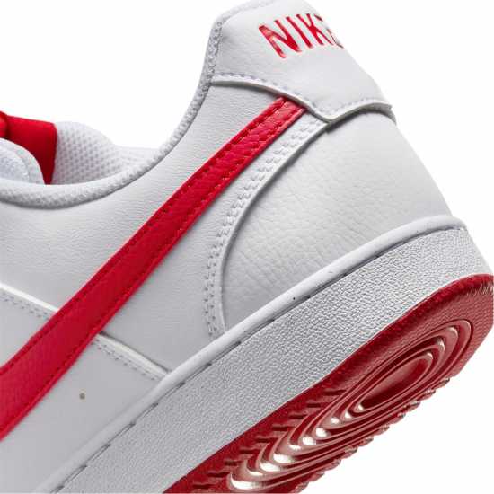 Nike Ниски Мъжки Маратонки Court Vision Low Trainers Mens White/Red Мъжки маратонки