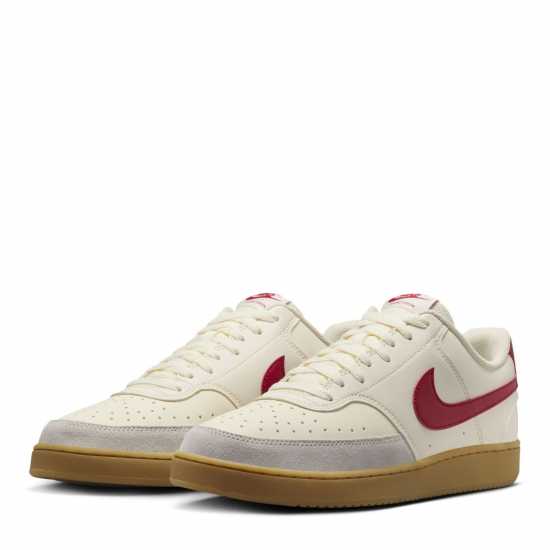 Мъжки маратонки Nike Ниски Мъжки Маратонки Court Vision Low Trainers Mens Перла/Червено/Гума Nike Ниски Мъжки Маратонки Court Vision Low Trainers Mens Перла/Червено/Гума Мъжки маратонки