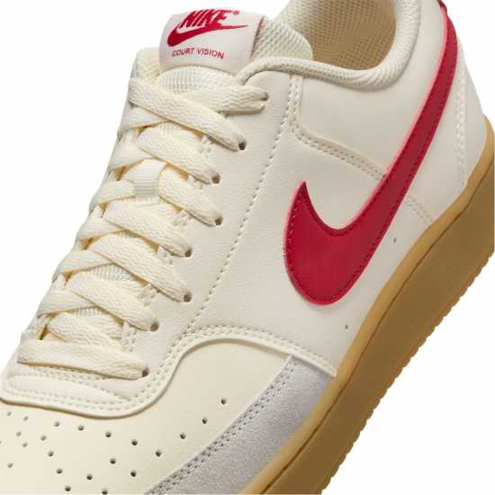 Мъжки маратонки Nike Ниски Мъжки Маратонки Court Vision Low Trainers Mens Перла/Червено/Гума Nike Ниски Мъжки Маратонки Court Vision Low Trainers Mens Перла/Червено/Гума Мъжки маратонки