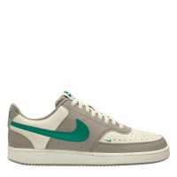 Nike Ниски Мъжки Маратонки Court Vision Low Trainers Mens Sail/Green 