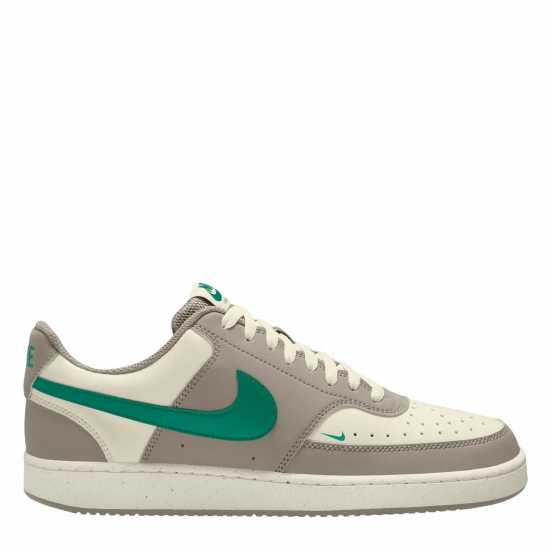 Nike Ниски Мъжки Маратонки Court Vision Low Trainers Mens Sail/Green Nike Ниски Мъжки Маратонки Court Vision Low Trainers Mens Sail/Green