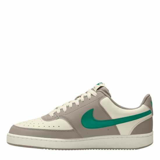 Nike Ниски Мъжки Маратонки Court Vision Low Trainers Mens Sail/Green Nike Ниски Мъжки Маратонки Court Vision Low Trainers Mens Sail/Green