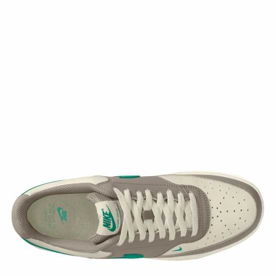 Nike Ниски Мъжки Маратонки Court Vision Low Trainers Mens Sail/Green Nike Ниски Мъжки Маратонки Court Vision Low Trainers Mens Sail/Green