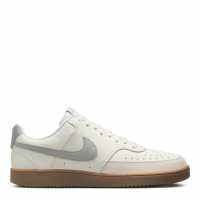 Nike Ниски Мъжки Маратонки Court Vision Low Trainers Mens Парус/Сив/Гума Мъжки маратонки