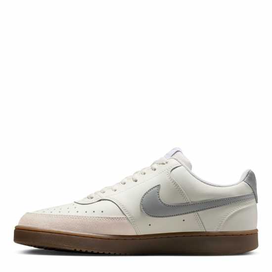 Nike Ниски Мъжки Маратонки Court Vision Low Trainers Mens Парус/Сив/Гума Мъжки маратонки
