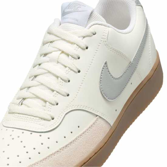 Nike Ниски Мъжки Маратонки Court Vision Low Trainers Mens Парус/Сив/Гума Мъжки маратонки