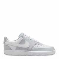 Nike Ниски Мъжки Маратонки Court Vision Low Trainers Mens Платина/Бяло Мъжки маратонки