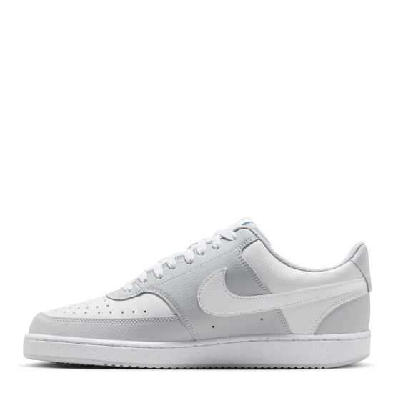 Nike Ниски Мъжки Маратонки Court Vision Low Trainers Mens Платина/Бяло Мъжки маратонки