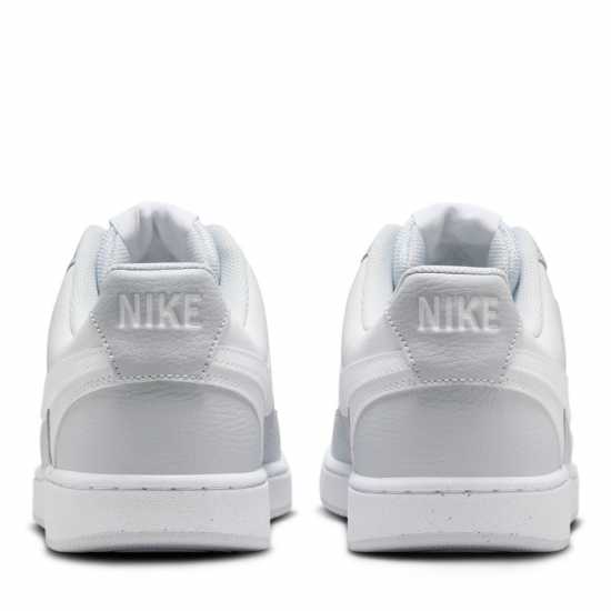 Nike Ниски Мъжки Маратонки Court Vision Low Trainers Mens Платина/Бяло Мъжки маратонки