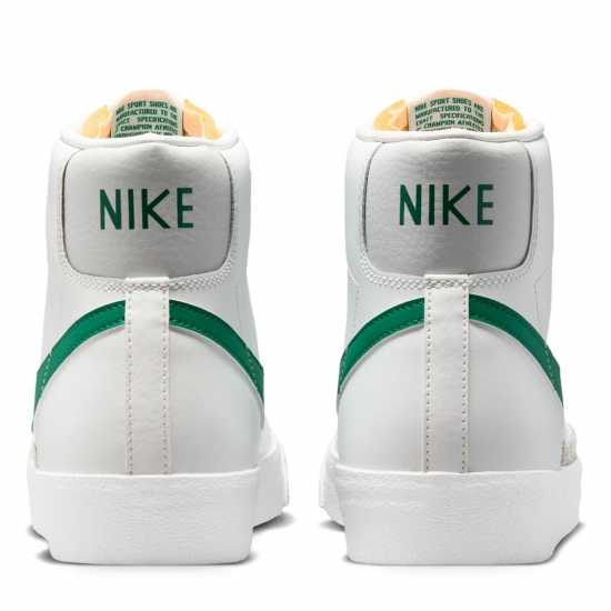 Nike Blazer Mid High Tops Mens White/Green Мъжки високи кецове