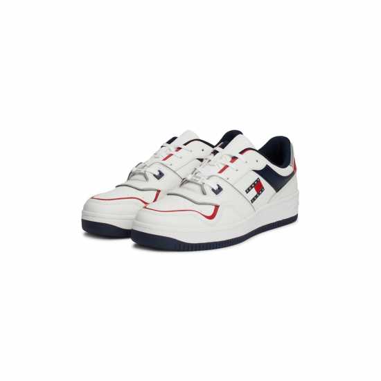Tommy Jeans Retro Leather Basket Trainers Tommy Jeans Retro Leather Basket Trainers