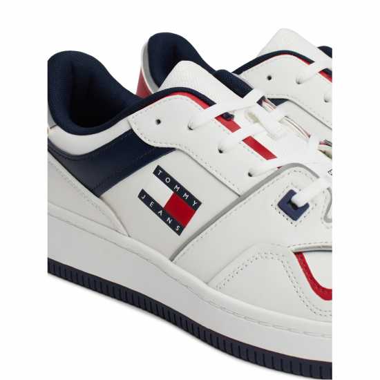 Tommy Jeans Retro Leather Basket Trainers Tommy Jeans Retro Leather Basket Trainers