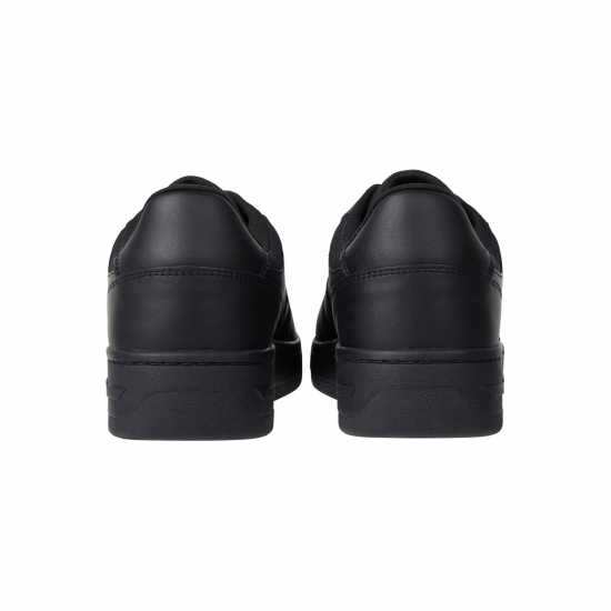 Tommy Jeans Retro Leather Basket Trainers Трип Черен 0GK Tommy Jeans Retro Leather Basket Trainers Трип Черен 0GK