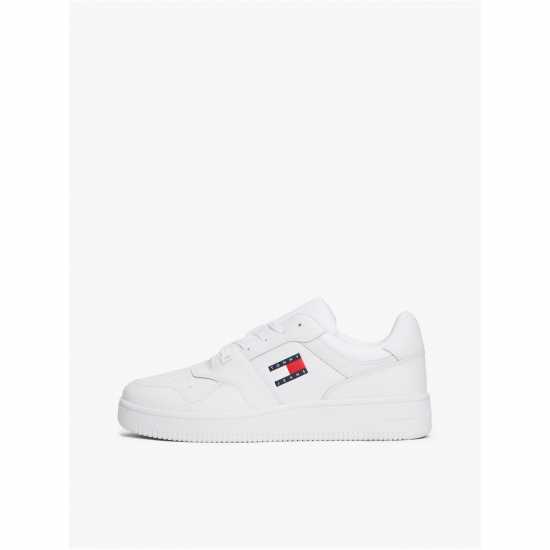 Retro Leather Basket Trainers Трикратно черно Retro Leather Basket Trainers Трикратно черно