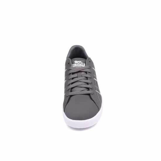 Lonsdale Oval Trainers Mens Grey/White Мъжки маратонки