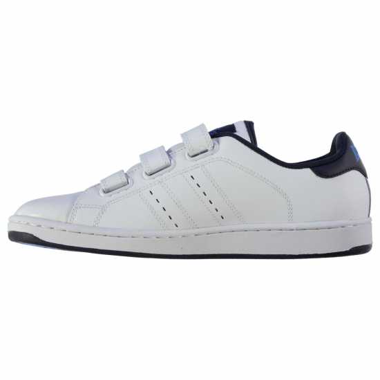 Lonsdale Leyton Trainers Mens Бяло/Морско синьо Мъжки маратонки