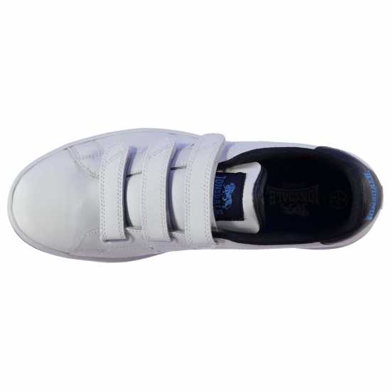 Lonsdale Leyton Trainers Mens Бяло/Морско синьо Мъжки маратонки