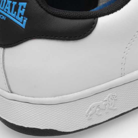 Lonsdale Leyton Trainers Mens Бяло/Морско синьо Мъжки маратонки