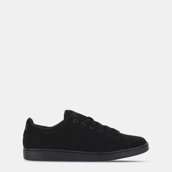 Lonsdale Кожени Маратонки Leyton Leather Trainers Mens Черно Ню 