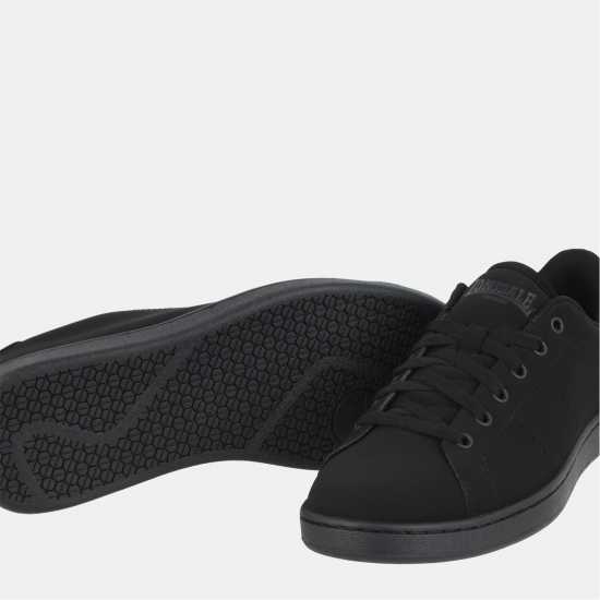 Lonsdale Кожени Маратонки Leyton Leather Trainers Mens Черно Ню 