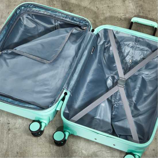 Куфар С Колелца Novo 4 Wheel Trolley Suitcase Pastel Green Куфари и багаж