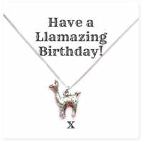 Llamazing Birthday Necklace 00403-Cdp-Nklla