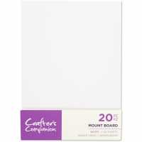 Crafters Companion Crafters Companion Mount Board - White 5.75 X 7.7