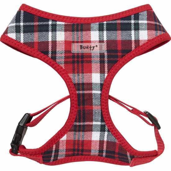 Bunty Dog Harness Fabric - Tartan