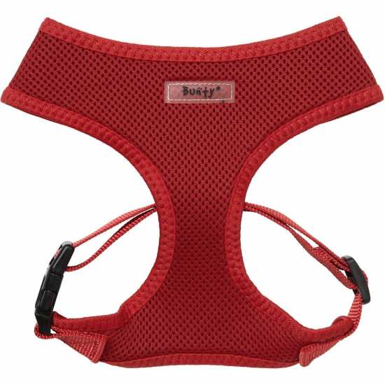 Bunty Mesh Breathable Dog Harness - Red