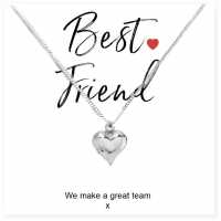 Best Friend Silver Heart