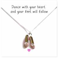 Ballet Shoes Necklace Msg Card 00303-Cdk-Nkblt  Подаръци и играчки
