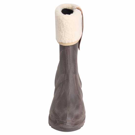 Дамски гумени ботуши Kangol Дамски Гумени Ботуши Winter Wellies Ladies Chocolate/Cream Kangol Дамски Гумени Ботуши Winter Wellies Ladies Chocolate/Cream Дамски гумени ботуши