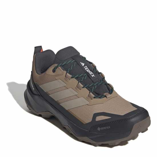 Adidas Terrex Skychaser Ax5 Gore-Tex Hiking Shoes Mens Beige/Orange 