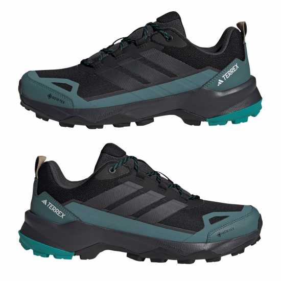 Adidas Terrex Skychaser Ax5 Gore-Tex Hiking Shoes Mens Black/Teal 