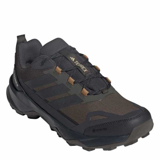 Adidas Terrex Skychaser Ax5 Gore-Tex Hiking Shoes Mens Олив/Карбон/Кафяв Adidas Terrex Skychaser Ax5 Gore-Tex Hiking Shoes Mens Олив/Карбон/Кафяв