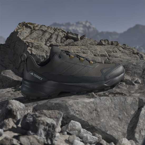 Adidas Terrex Skychaser Ax5 Gore-Tex Hiking Shoes Mens Олив/Карбон/Кафяв Adidas Terrex Skychaser Ax5 Gore-Tex Hiking Shoes Mens Олив/Карбон/Кафяв