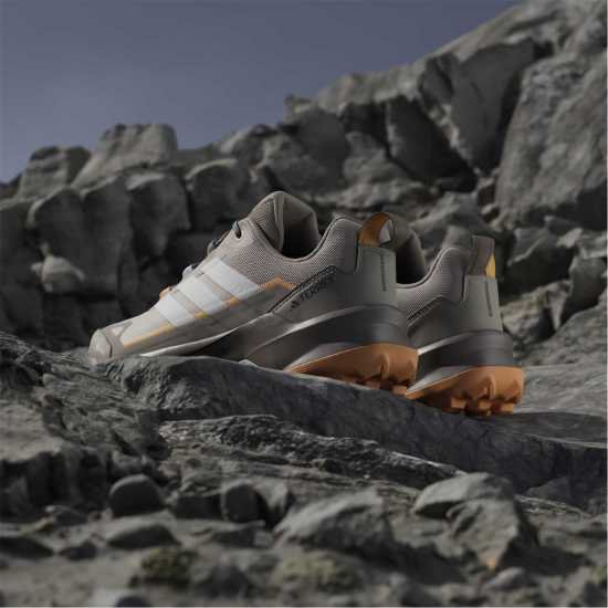 Adidas Terrex Skychaser Ax5 Gore-Tex Hiking Shoes Womens Taupe/Wht/Blue 