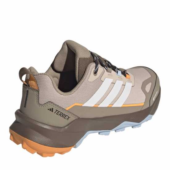 Adidas Terrex Skychaser Ax5 Gore-Tex Hiking Shoes Womens Taupe/Wht/Blue 