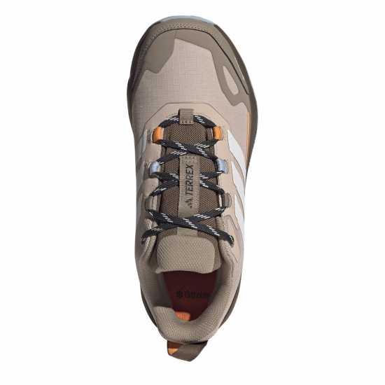 Adidas Terrex Skychaser Ax5 Gore-Tex Hiking Shoes Womens Taupe/Wht/Blue 